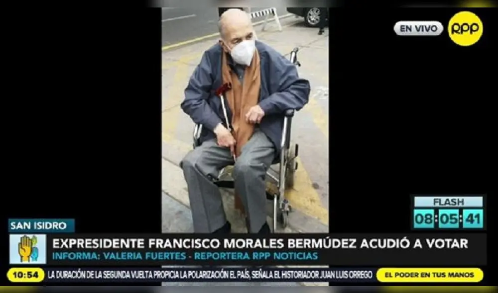 Morales Bermúdez Foto: RPP