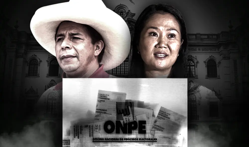 Tras el avance del procesamiento de actas, Pedro Castillo sube y Keiko Fujimori baja. Foto: composición de Gerson Cardoso/La República