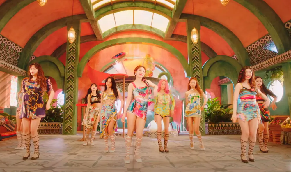 Adelanto del regreso musical de las chicas de la nación, TWICE. Foto: JYP