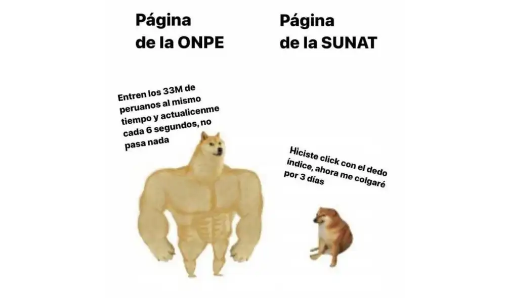 Los internautas elaboraron jocosos memes para amenizar la espera de los resultados oficiales de la ONPE. Foto: Captura