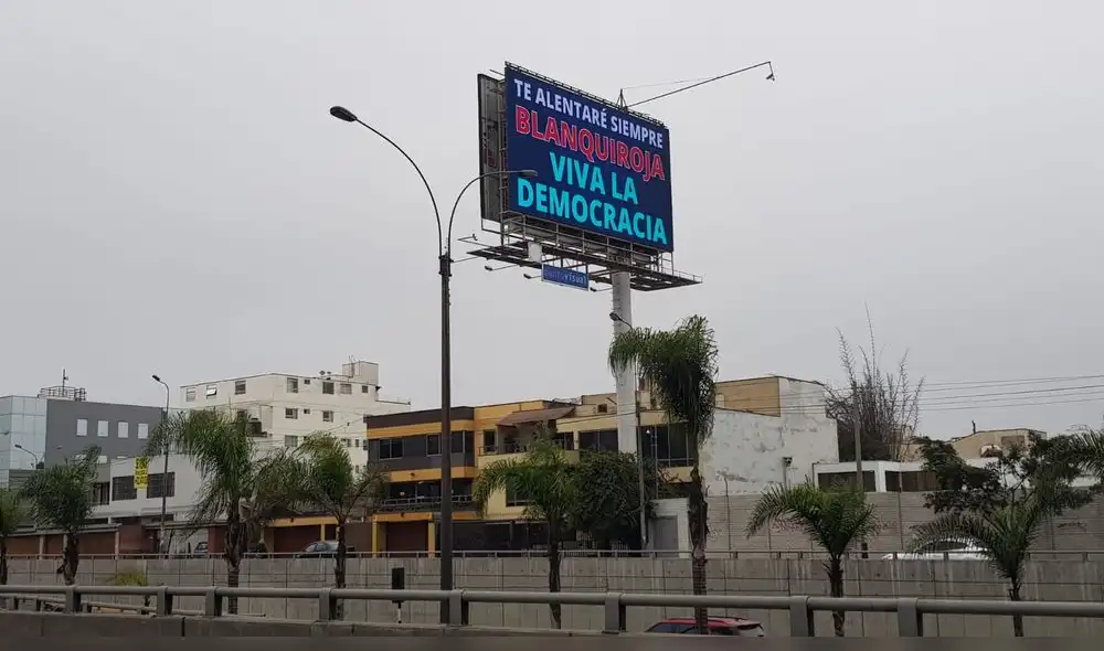 Se presumía que los paneles fueron contratados por Keiko Fujimori, debido a que su estrategia de segunda vuelta fue relacionar a Castillo con el comunismo. Foto: Gianella Aguirre/URPI-LR Se presumía que los paneles fueron contratados por Keiko Fujimori, debido a que su estrategia de segunda vuelta fue relacionar a Castillo con el comunismo. Foto: Gianella Aguirre/URPI-LR