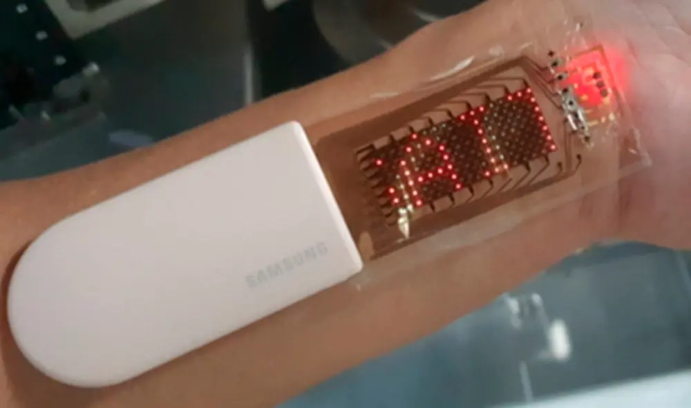 Este dispositivo de Samsung va sobre la arteria radial, zona de la muñeca donde se suele medir el pulso. Foto: Samsung Este dispositivo de Samsung va sobre la arteria radial, zona de la muñeca donde se suele medir el pulso. Foto: Samsung