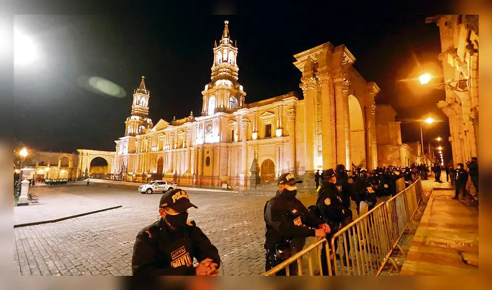 Durante el aniversario de Arequipa, el acceso también fue restringido. Foto: archivo/La República