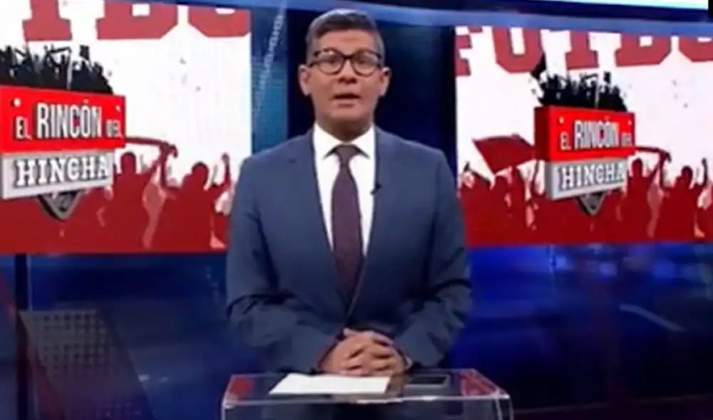 Erick Osores reapareció en la conducción de América TV. Foto: captura de TV Erick Osores reapareció en la conducción de América TV. Foto: captura de TV