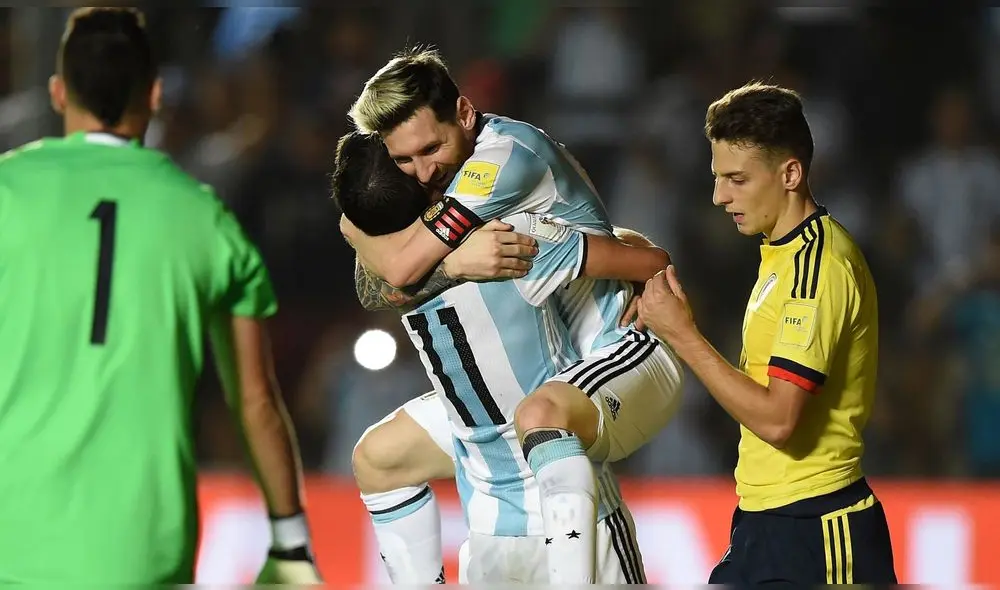 En su último encuentro por eliminatorias Argentina superó a Colombia por 3-0. Foto: AFP