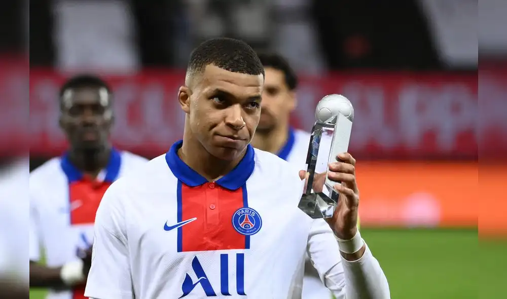 Mbappé ha ganado tres veces la Ligue 1 con el PSG. Foto: AFP Mbappé ha ganado tres veces la Ligue 1 con el PSG. Foto: AFP