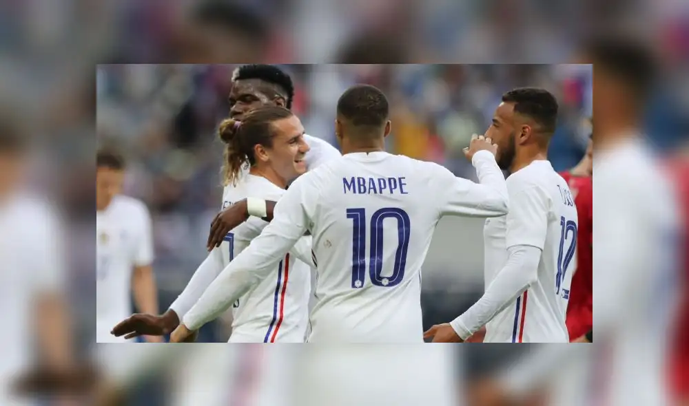 Francia impuso su juego en el amistoso internacional. Foto: AS