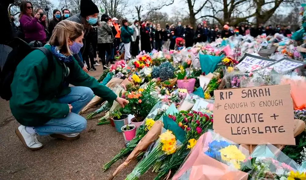 La desaparición y fallecimiento de Sarah Everard causó una gran conmoción en el país británico, donde se reavivó el debate sobre la violencia contra las mujeres. Foto: EFE