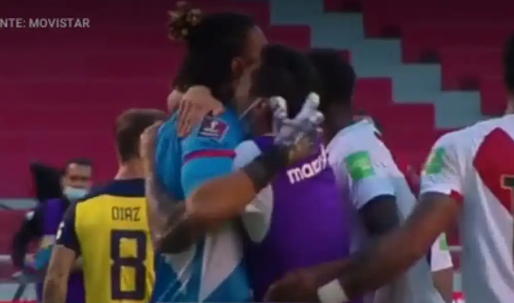 Gianluca Lapadula fue protagonista del partido al asistir en los dos goles peruanos. Foto: captura Movistar