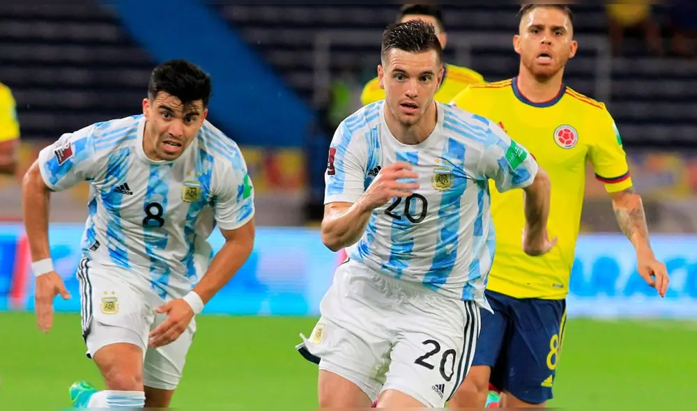 Albicelestes y cafeteros se están enfrentando por las Eliminatorias Qatar 2022. Foto: EFE