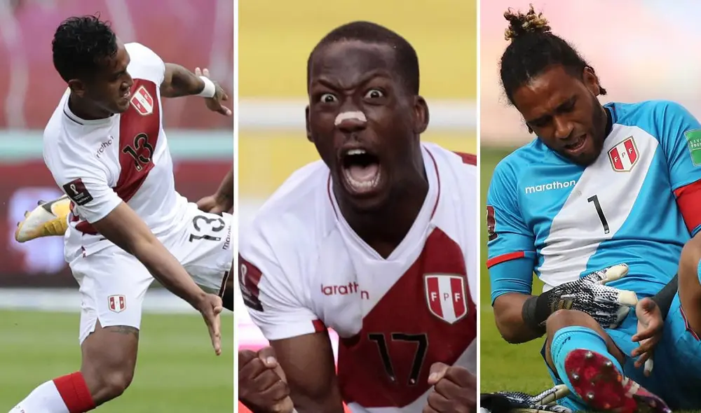 La selección peruana suma cuatro puntos en las Eliminatorias Qatar 2022. Foto: composición AFP La selección peruana suma cuatro puntos en las Eliminatorias Qatar 2022. Foto: composición AFP