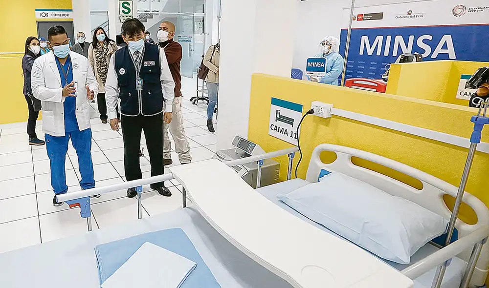 Ambientes. El Minsa prepara infraestructura y equipos que se necesitarán en una tercera ola. Foto: difusión Ambientes. El Minsa prepara infraestructura y equipos que se necesitarán en una tercera ola. Foto: difusión