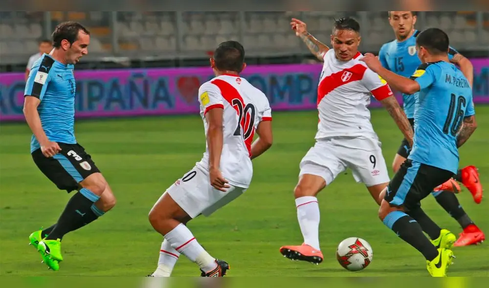 Perú vs. Uruguay se enfrentarán el 2 de septiembre en el Estadio Nacional de Lima. Foto: EFE