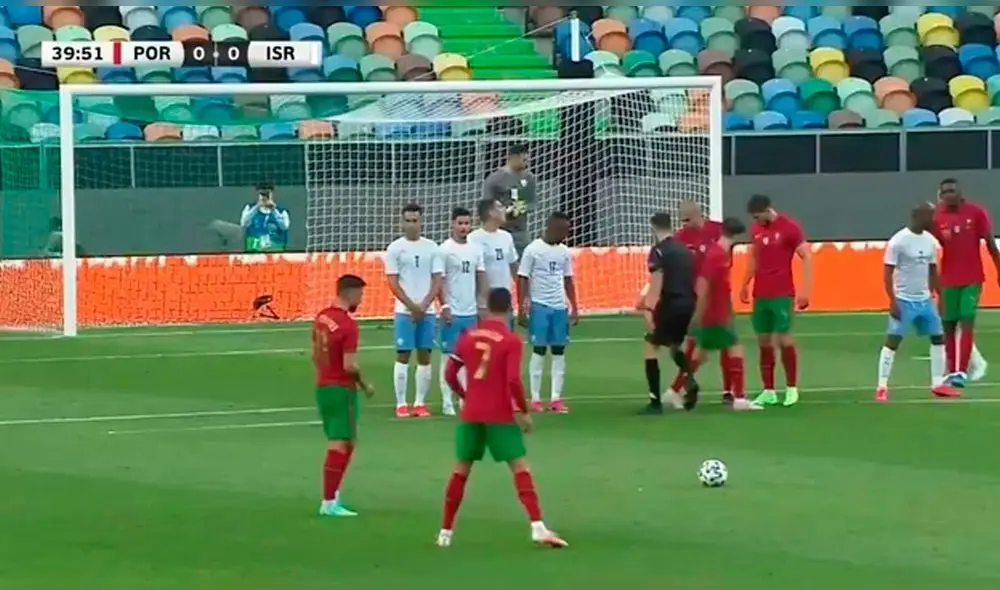 Cristiano Ronaldo llegó a los 104 goles con la camiseta de Portugal. Foto: captura/ESPN