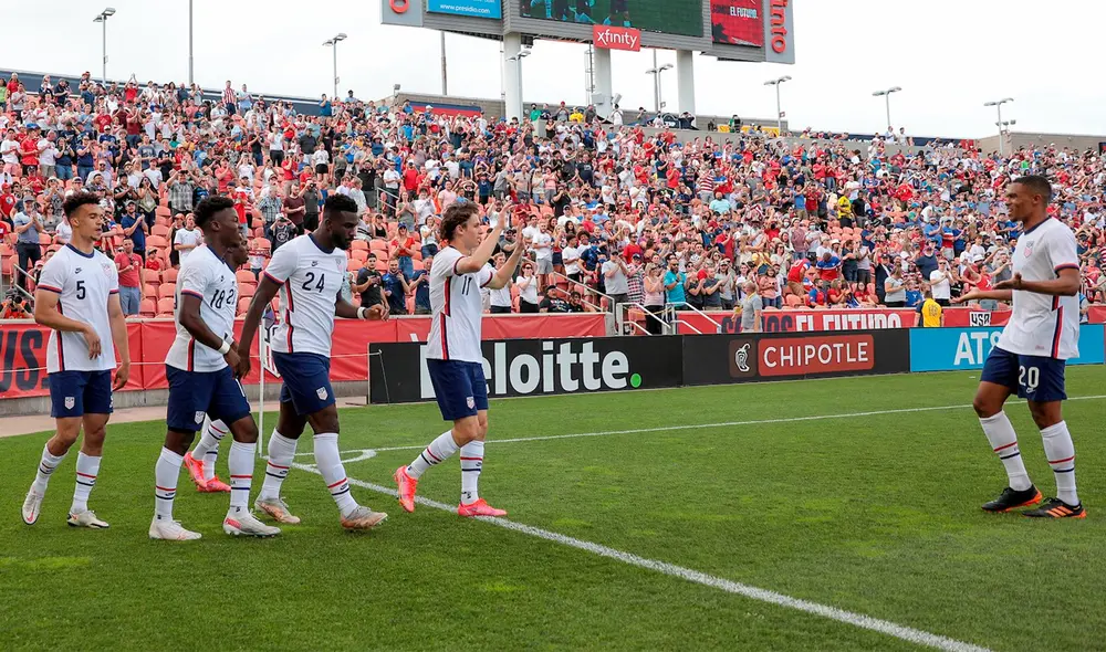 Estados Unidos y Costa Rica se enfrentan en un partido amistoso por fecha FIFA. foto: Twitter USMNT