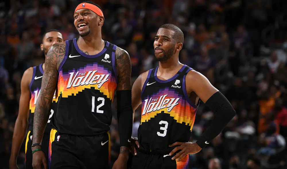 Suns ganaron en Phoenix a Nuggets en el segundo juego de los NBA Playoffs. Foto: AFP