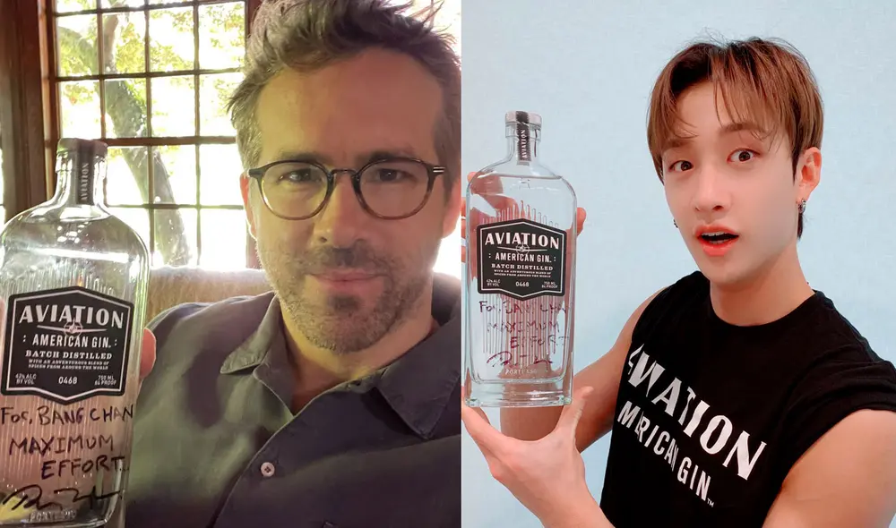 Bangchan mostró el regalo de Ryan Reynolds. Foto: captura Twitter