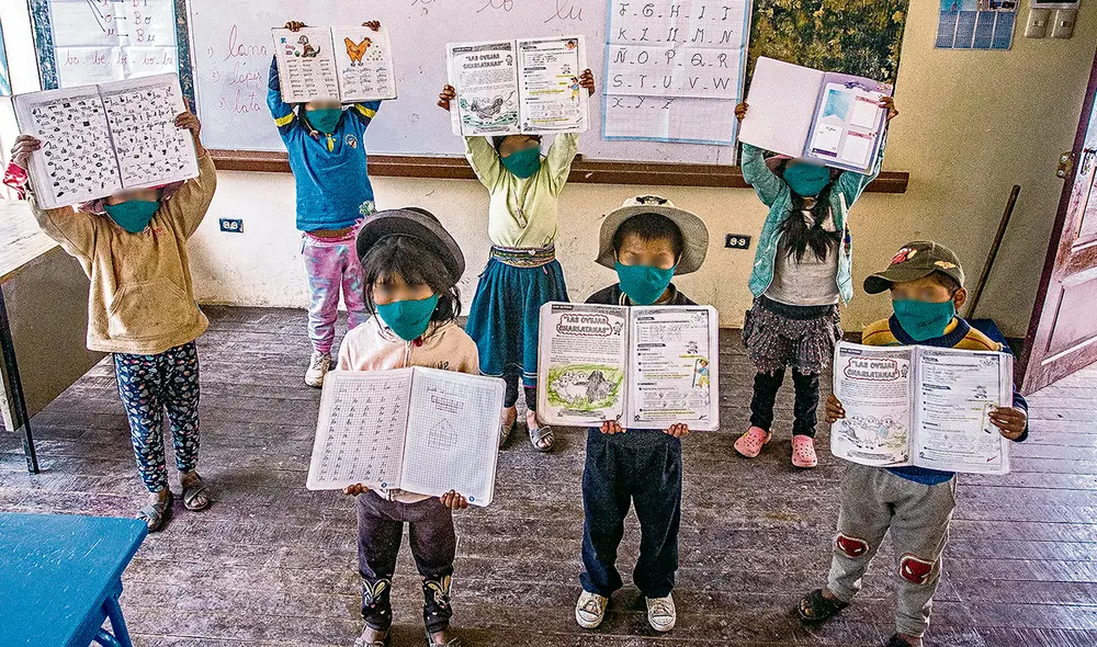 Incierto. Se desconoce cuánto han aprendido los niños. Foto: Oswald Chacra / La República
