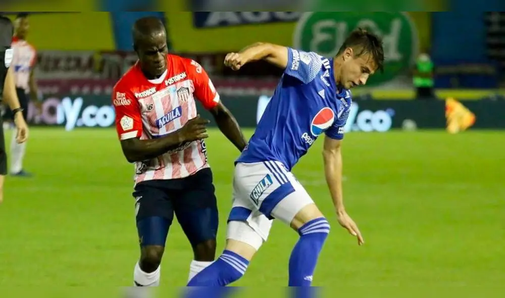 Junior vs. Millonarios juegan hoy desde las 4.00 p. m. (hora peruana y colombiana). Foto: EFE