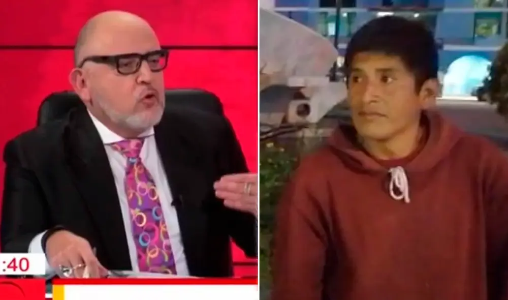 "Es una falsificación escandalosa" dijo el periodista, quien fue desmentido por el ciudadano. Foto: composición/captura de Willax/La República