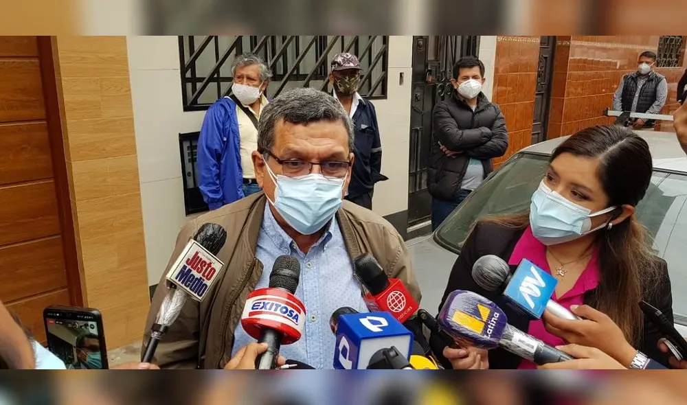 El excongresista precisó que solo el candidato presidencial de Perú Libre designará a un nuevo vocero. Foto: Deysi Portuguez/ URPI-LR El excongresista precisó que solo el candidato presidencial de Perú Libre designará a un nuevo vocero. Foto: Deysi Portuguez/ URPI-LR