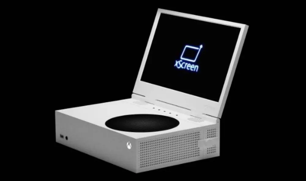 Al mismo estilo de las PS One con pantallas adheridas, la Xbox Series S tendrá su propia manera de ofrecer juego portable con un panel que se venderá por separado. Foto: UPspec Gaming
