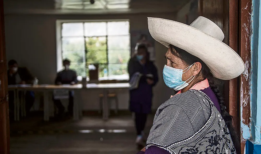El dato. Las mesas de sufragio de Chota, en Cajamarca, recibieron más de 70 impugnaciones de Fuerza Popular para anular la votación de quienes apoyaron a Castillo. Foto: AFP