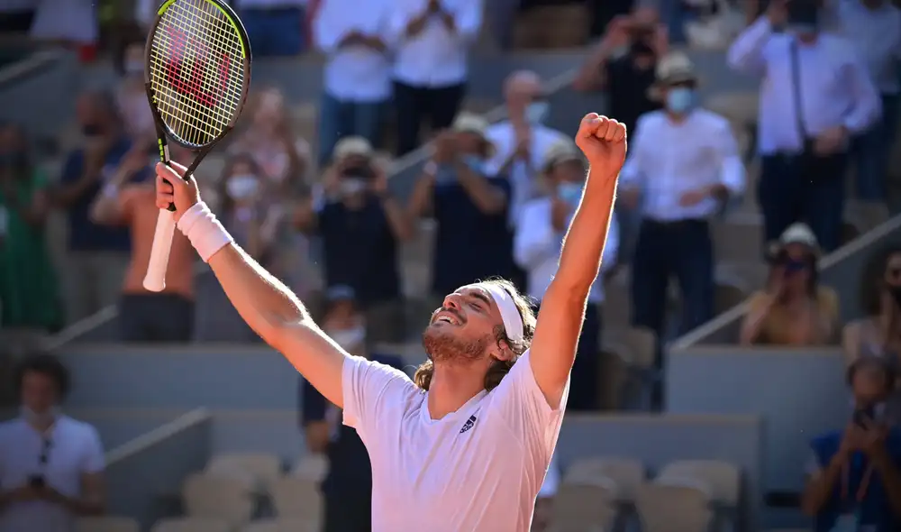 Stefanos Tsitsipas clasificó a la final del Grand Slam tras disputar cuatro semifinales. Foto: Roland Garros Stefanos Tsitsipas clasificó a la final del Grand Slam tras disputar cuatro semifinales. Foto: Roland Garros