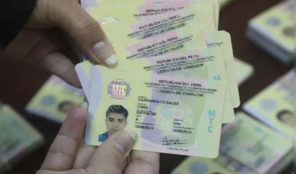 Se extiende la vigencia de brevetes vencidos durante el año 2021, según dictamen del MTC. Foto: difusión