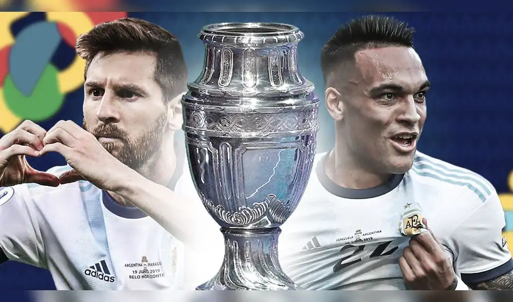 Lionel Messi y Lautaro Martínez, referentes del ataque argentino