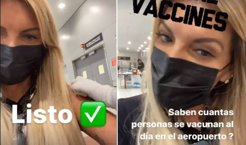 El esposo y la hija de la exmodelo también se encuentran vacunados. Foto: Jessica Newton/Instagram El esposo y la hija de la exmodelo también se encuentran vacunados. Foto: Jessica Newton/Instagram