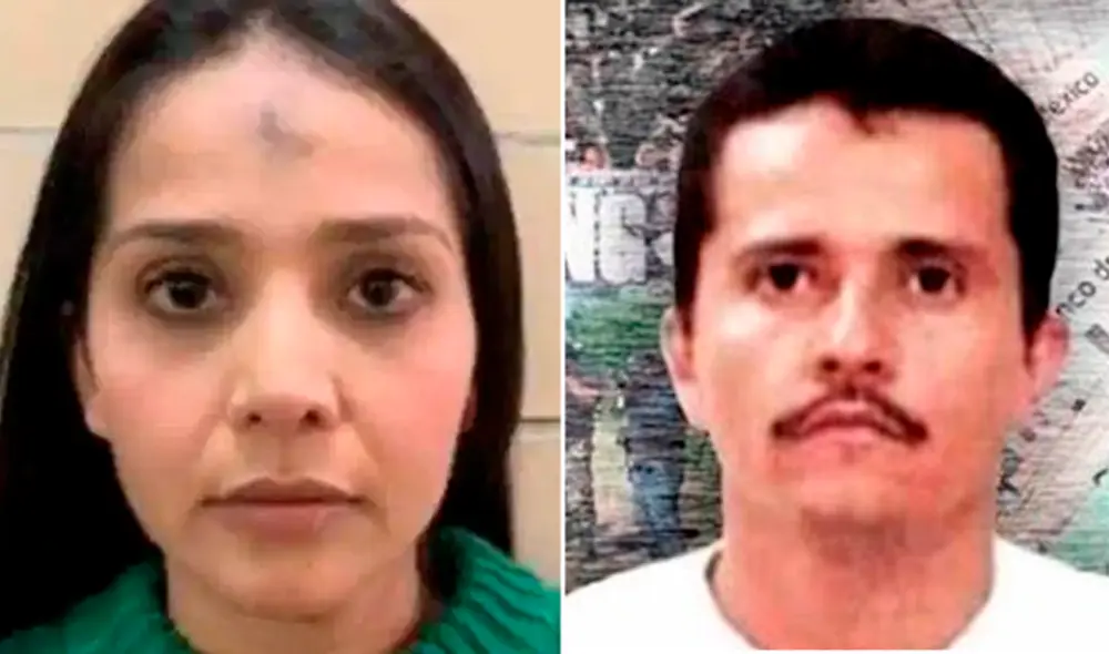 La hija del 'Mencho' fue detenida en febrero, cuando acudió a un juzgado de la capital estadounidense para ver a su hermano Rubén Oseguera González. Foto: composición de LR