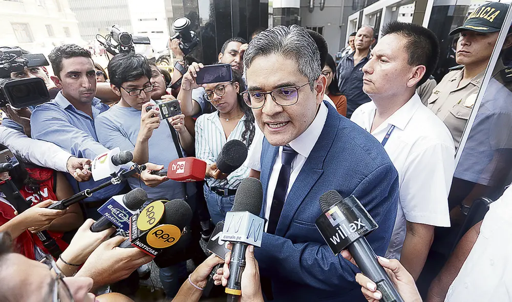 Fiscal. José Domingo Pérez considera que existe peligro de fuga y obstaculización de la investigación. Foto: LR Fiscal. José Domingo Pérez considera que existe peligro de fuga y obstaculización de la investigación. Foto: LR