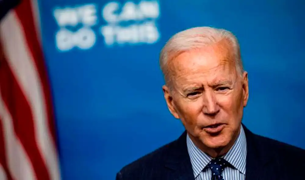 Biden resaltó la importancia de la inmunización masiva para combatir la pandemia de coronavirus. Foto: EFE Biden resaltó la importancia de la inmunización masiva para combatir la pandemia de coronavirus. Foto: EFE