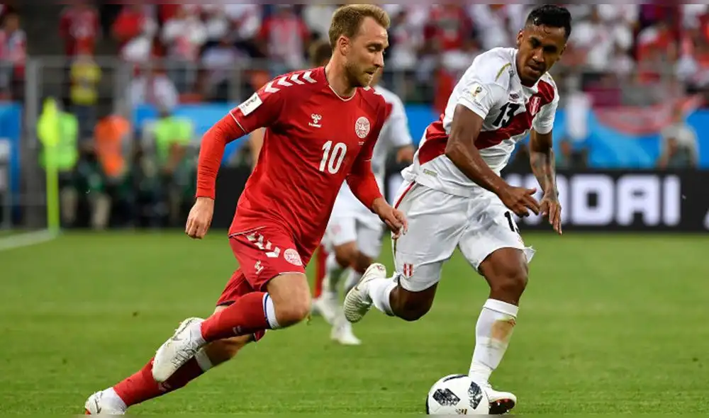 Christian Eriksen se enfrentó a la selección peruana en la fase de grupos del Mundial de Rusia 2018. Foto: EFE Christian Eriksen se enfrentó a la selección peruana en la fase de grupos del Mundial de Rusia 2018. Foto: EFE