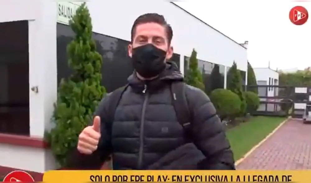 Santiago Ormeño ya se encuentra entrenando en Videna. Foto: captura/FPF Play Santiago Ormeño ya se encuentra entrenando en Videna. Foto: captura/FPF Play