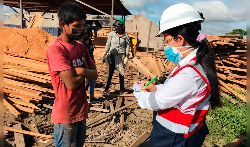 Se requirió a los empleadores la entrega inmediata a sus trabajadores de equipos de protección personal, como cascos de seguridad, ropa especial y guantes de cuero. Foto: MTPE