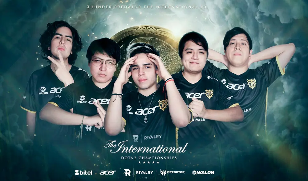 Thunder Predator clasificó para el mundial de Dota 2 en el puesto 12 con 800 puntos en el ranking del DPC. Foto: Thunder Predator
