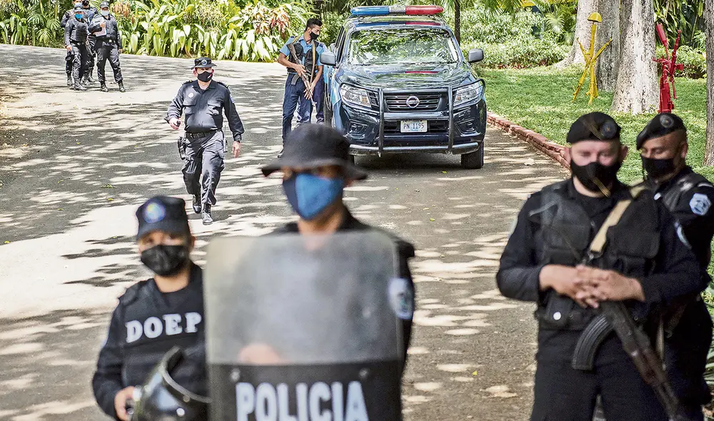 Arresto. Chamorro lleva semanas privada de libertad. Foto: AFP Arresto. Chamorro lleva semanas privada de libertad. Foto: AFP