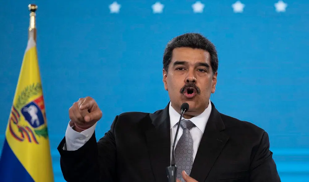 "Exijo al presidente de Estados Unidos, Joe Biden, que, de inmediato, desbloquee el dinero de Venezuela para las vacunas del sistema Covax", dijo Nicolás Maduro este viernes 11 de junio. Foto: AFP "Exijo al presidente de Estados Unidos, Joe Biden, que, de inmediato, desbloquee el dinero de Venezuela para las vacunas del sistema Covax", dijo Nicolás Maduro este viernes 11 de junio. Foto: AFP