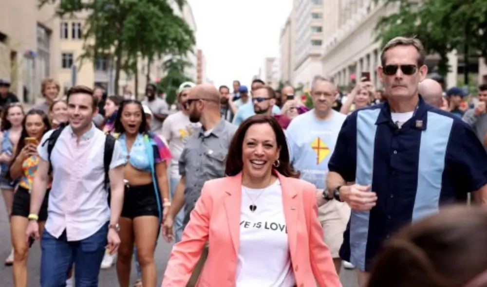 “Tenemos que asegurarnos de que nuestra comunidad transgénero y nuestros jóvenes están protegidos", dijo la vicepresidenta. Foto: AFP “Tenemos que asegurarnos de que nuestra comunidad transgénero y nuestros jóvenes están protegidos", dijo la vicepresidenta. Foto: AFP