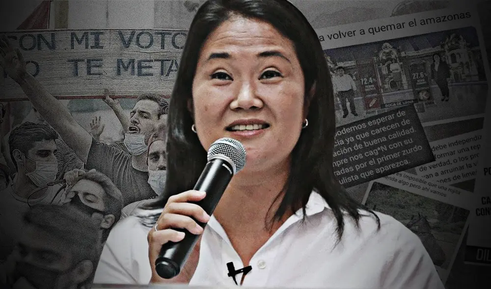 Los seguidores de Fuerza Popular han pasado libremente de inculpaciones comunistas a una campaña del terruqueo, el choleo y el fraude. Foto: Giselle Ramos / La República