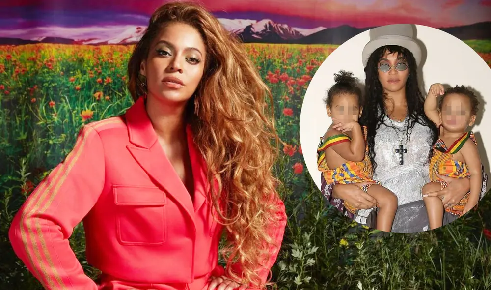 La intérprete de “Single ladies” no dejó pasar la oportunidad para hacer un breve pronunciamiento por el onomástico de los pequeños Sir y Rumi. Foto: composición AFP / Instagram