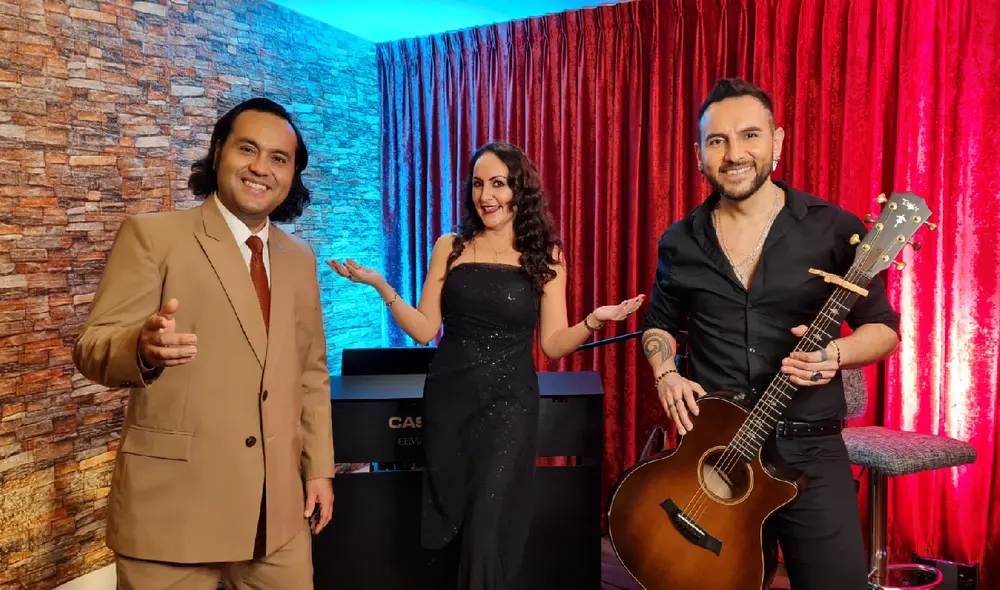 'La Misky' junto a Jairo Tafur y el 'Viejo' Rodríguez. Foto: difusión