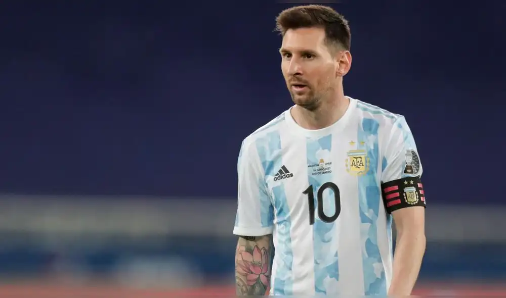 Lionel Messi abrió el marcador de tiro libre ante Chile. Foto: EFE Lionel Messi abrió el marcador de tiro libre ante Chile. Foto: EFE