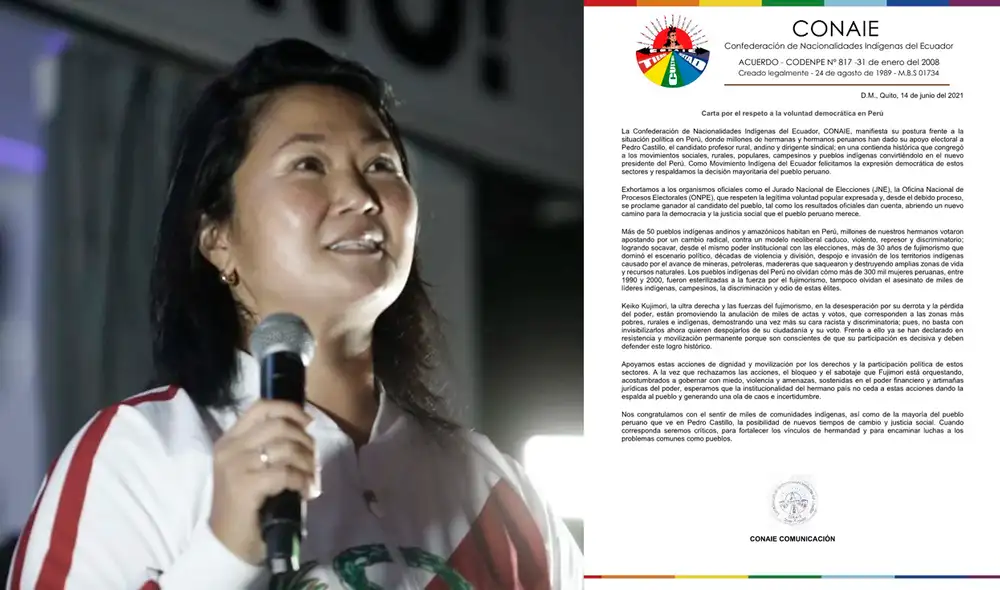 La CONAIE apoya la resistencia y movilización permanente por los derechos y la participación política de los sectores rurales. Foto: composición/La República La CONAIE apoya la resistencia y movilización permanente por los derechos y la participación política de los sectores rurales. Foto: composición/La República