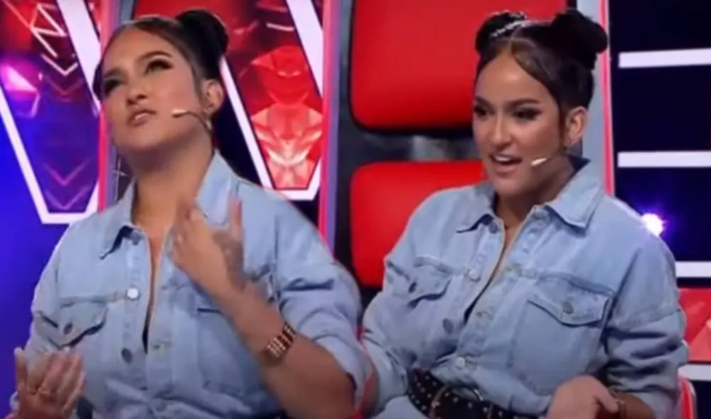 Daniela Darcourt señaló que no le parecía justo. Foto: captura Latina