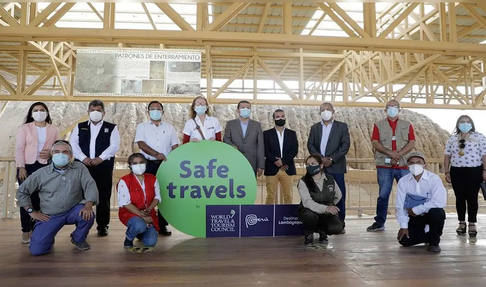 Autoridades de la región Lambayeque y del Ejecutivo visitaron Museo de Sitio Túcume. Foto: Mincetur