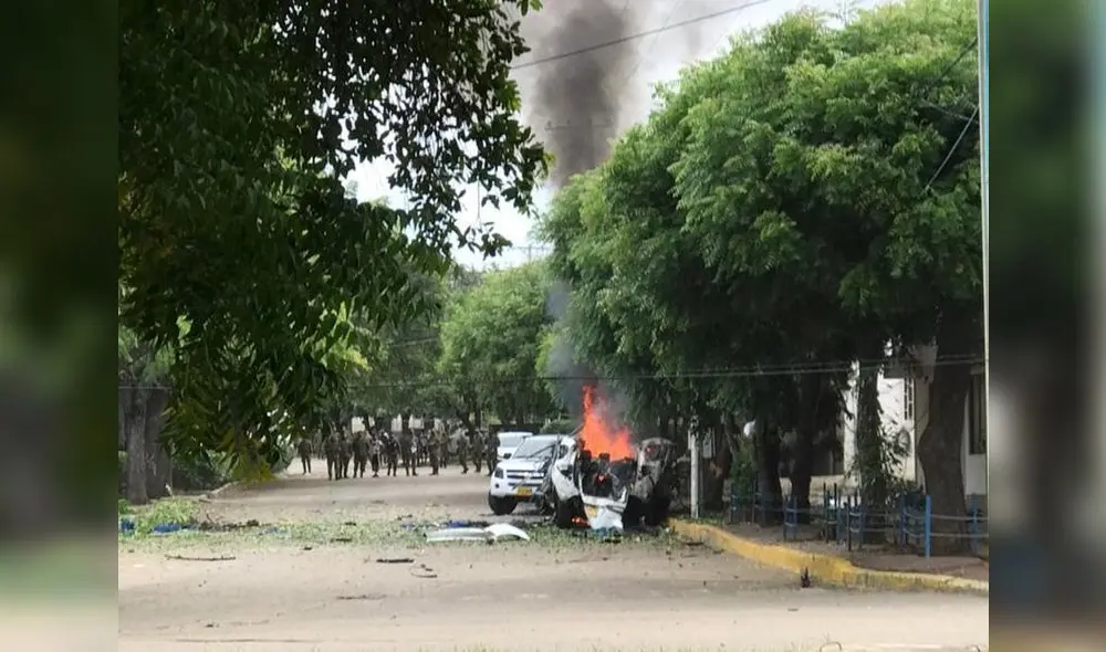 El presidente, Iván Duque, condenó el ataque en la Brigada 30 del Ejército en Cúcuta. Foto: Twitter
