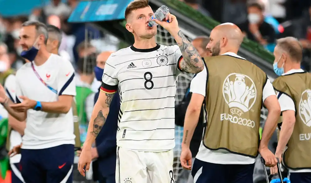 Toni Kroos disputó los 90 minutos del partido ante Francia por la Euro 2021. Foto: AFP Toni Kroos disputó los 90 minutos del partido ante Francia por la Euro 2021. Foto: AFP